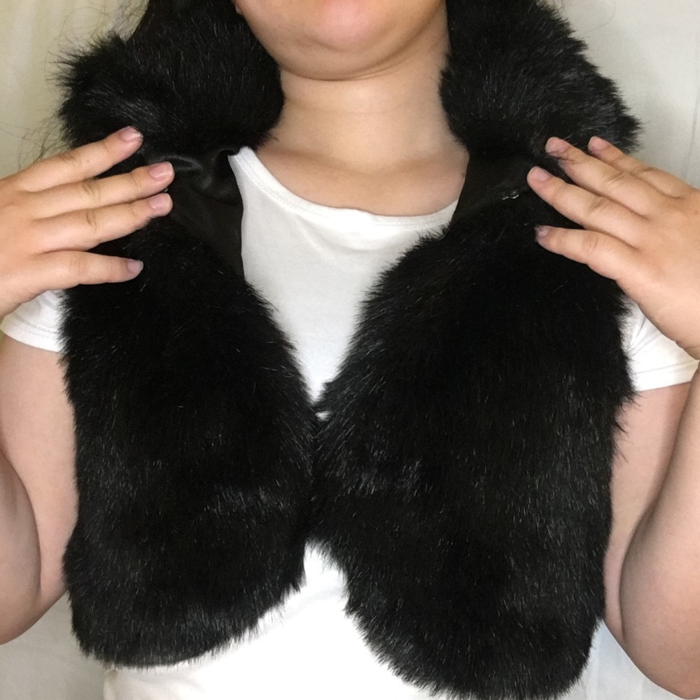 Black Fury Cropped Sweater